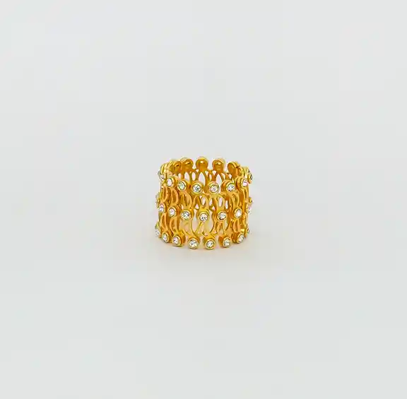 Expandable Lattice Ring-Bracelet